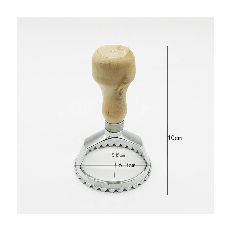 CORTADOR REDONDO MASA PASTA GALLETAS PASTELERÍA COCINA PLATEADO