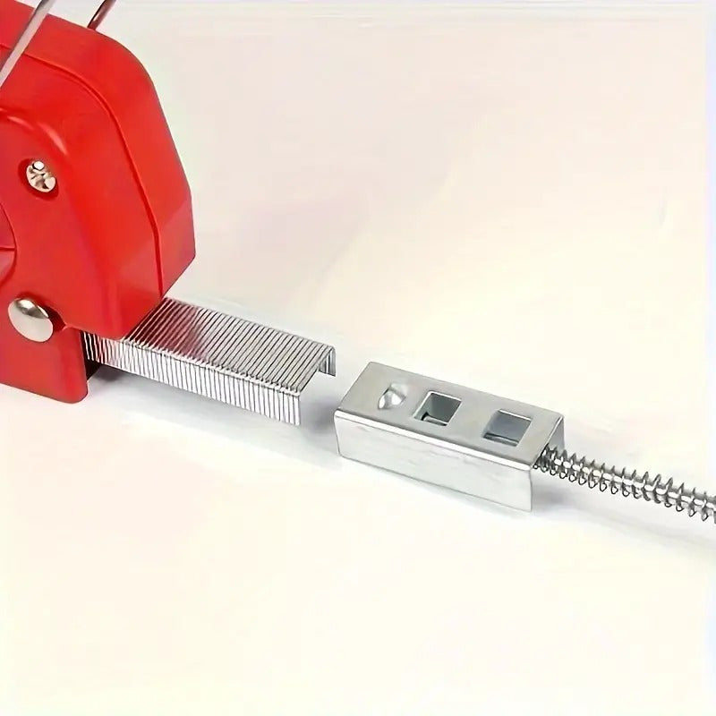 KIT GRAPADORA INDUSTRIAL MANUAL 60 GRAPAS CARTÓN MADERA