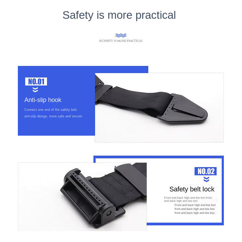 CORREA AJUSTE CINTURON SEGURIDAD SILLA NIÑOS CARRO COLEGIO NEGRO