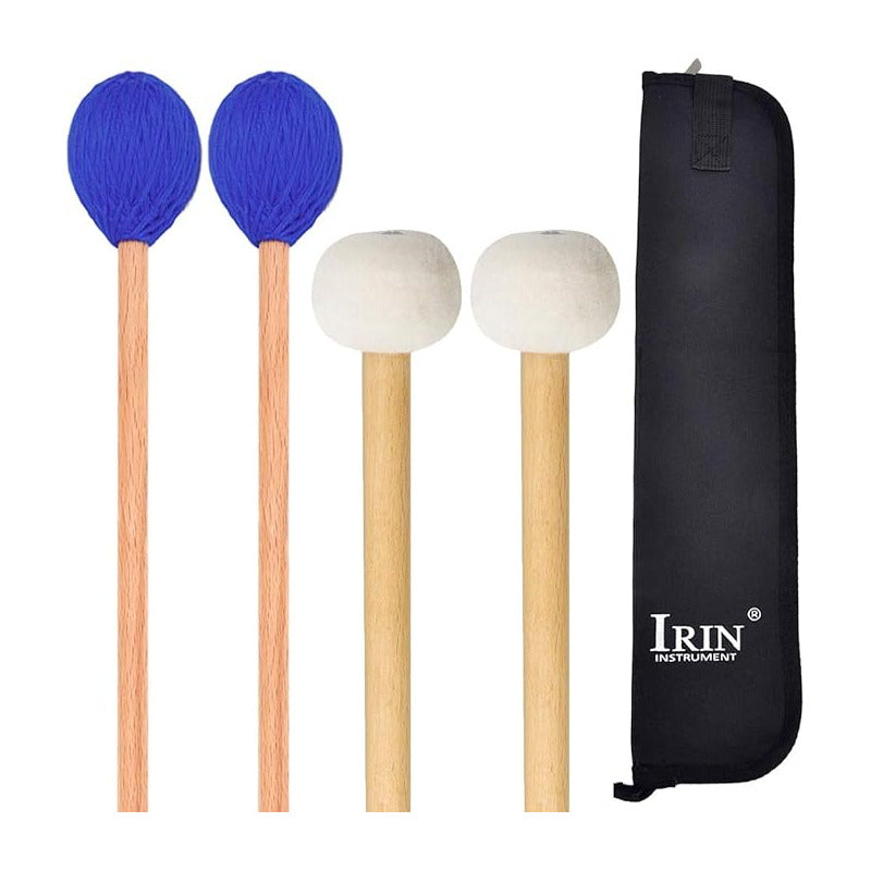 ESTUCHE PORTATIL BAQUETAS PERCUSION MALETA CORREA NEGRO 600D NEGRO