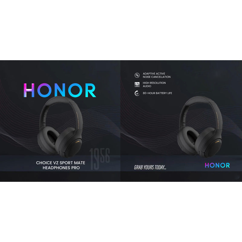 AUDIFONOS AURICULARES HONOR CHOICE VZ SPORT BLUETOOTH 5.4 NEGRO