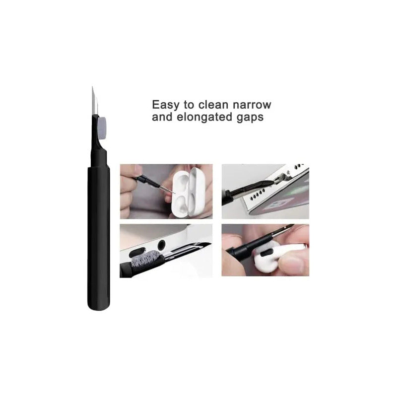 LÁPIZ LIMPIEZA PARA AUDÍFONOS INALÁMBRICOS PODS NEGRO