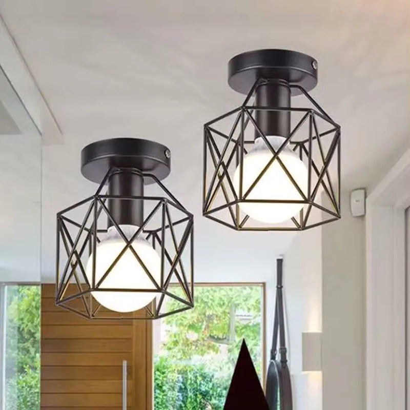 LAMPARA TECHO CRISTAL FLOR LOTO PETALOS LED 110V TRANSPARENTE