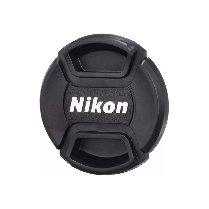 TAPA NIKON LENTE Ø55MM FRONTAL+CUERDA FOTO CAMARA VIDEO NEGRO