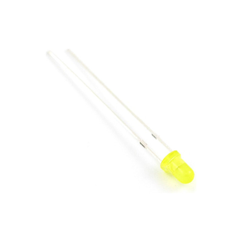 10X LUZ LED DIODO 3MM AMARILLO 20MA 1.9-2.1V 3000-4000MCD 1.9-2.1 AMARILLO