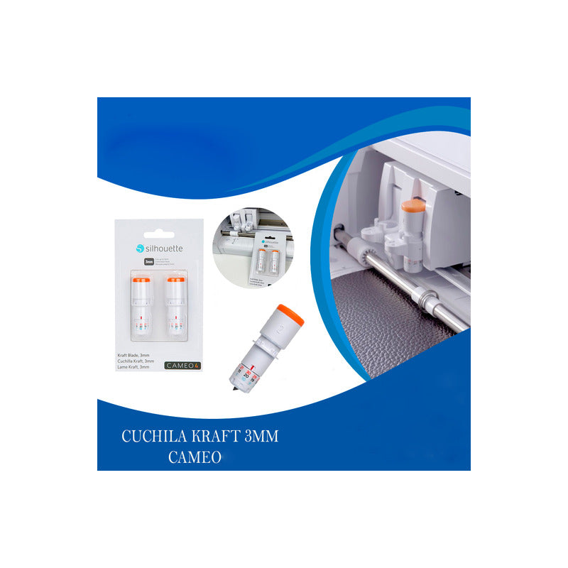 2X CUCHILLA KRAFT 2MM SILHOUETTE CAMEO 4 | PRO | PLUS | 5 45°