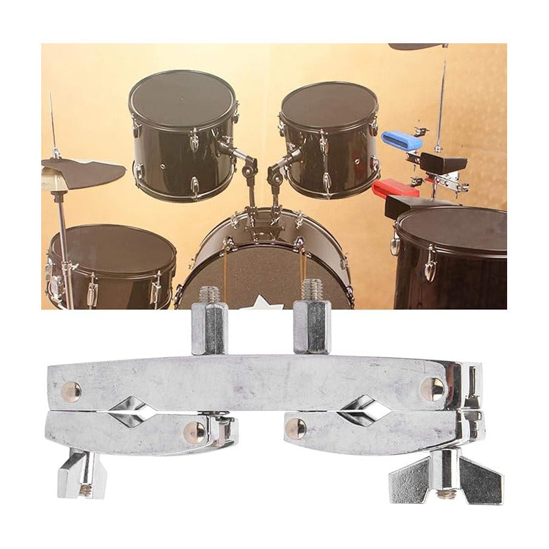 CLAMP BASE PLATILLOS BATERIA ACUSTICA ELECTRICA SOPORTE BOOM