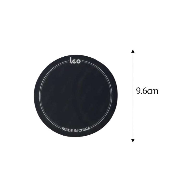 PARCHE REDUCTOR SONIDO BOMBO PEDAL SENCILLO BATERÍA ACÚSTICA NEGRO