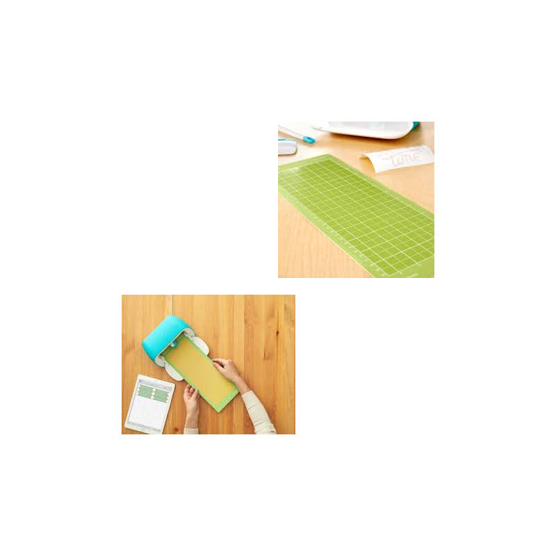 TAPETE CORTE 12 X 4.5 PARA CRICUT JOY STANDAR GRIP VERDE VERDE CLARO