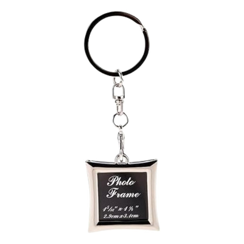 LLAVERO PORTARETRATO ESTRELLA METAL FOTO HIJO MASCOTA MAMÁ PLATEADO