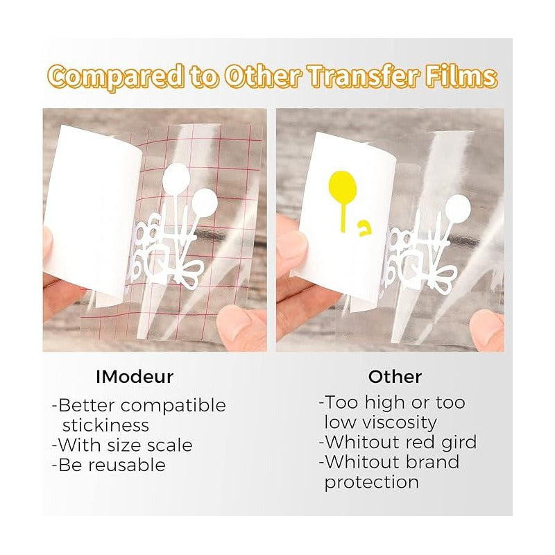 ROLLO PAPEL TRANSFER VINILO TRANSPARENTE 3MTS X 30CMS