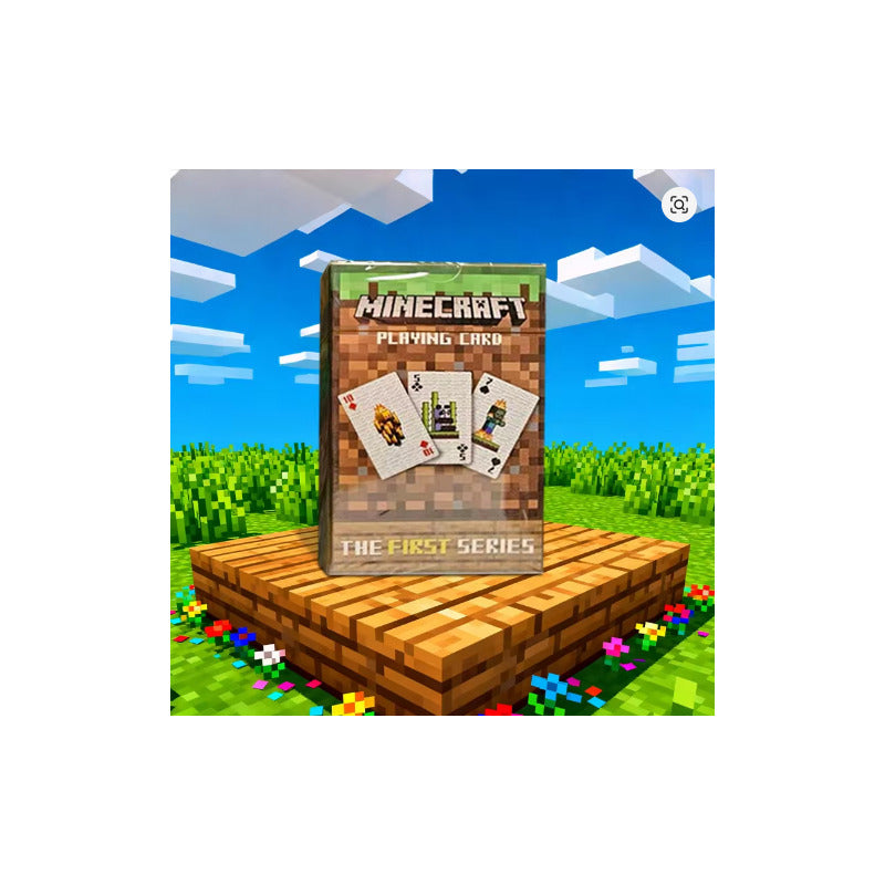 JUEGO CARTAS POKER FIRST SERIES VERSION LIMITADA MINECRAFT PIXEL MINECRAFT INGLÉS