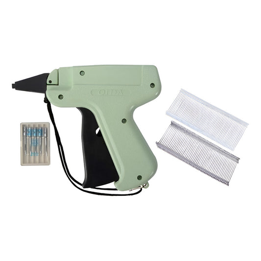 KIT PISTOLA ETIQUETAS ROPA MAQUINA TAG SET EMPRENDIMIENTO VERDE CLARO | CLOTHING TAGGING GUN KIT LABEL TAG MACHINE SET STARTUP LIGHT GREEN