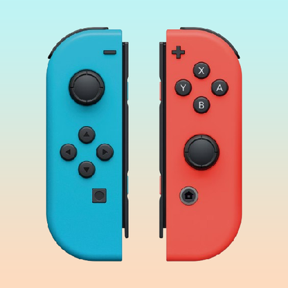 CONTROL MANDO INALÁMBRICO PARA NINTENDO SWITCH JOY-CON ROJO Y AZUL