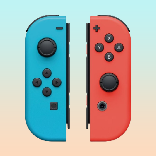 CONTROL MANDO INALÁMBRICO PARA NINTENDO SWITCH JOY-CON ROJO Y AZUL