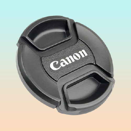 TAPA CANON LENTE FRONTAL+CUERDA Ø77MM CAMARA FOTO VIDEO NEGRO