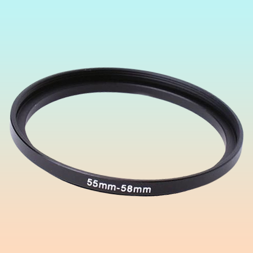 55MM-58MM ANILLO CONVERTIDOR CONVERSOR LENTE CANON NIKON  58 MM 55 MM