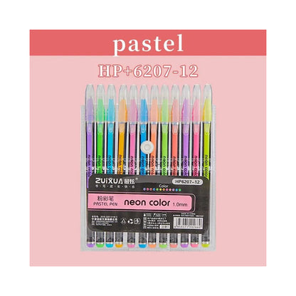 12x RESALTADOR ROTULADOR ARTISTICO PURPURINA | 12x GLITTER ART MARKER HIGHLIGHTER SET