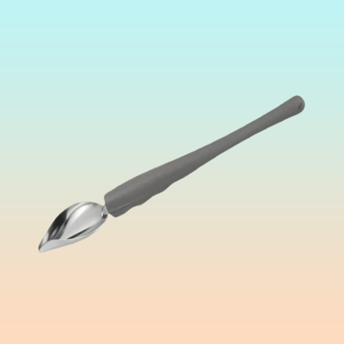 CUCHARA DECORACION PASTELERIA REPOSTERIA FINE DINE COCINA GRIS