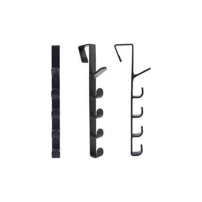 1X ORGANIZADOR GANCHO PERCHERO PUERTA NEGRO | 1X DOOR HOOK ORGANIZER HANGER BLACK
