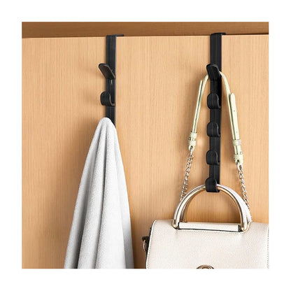 1X ORGANIZADOR GANCHO PERCHERO PUERTA NEGRO | 1X DOOR HOOK ORGANIZER HANGER BLACK
