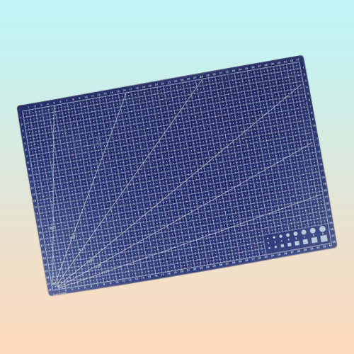 A3 TAPETE CORTE PAPEL MANUALIDADES BISUTERÍA ALFOMBRILLA AZUL MARINO