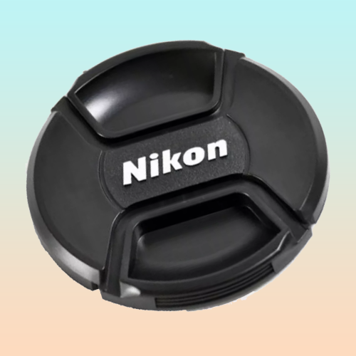 TAPA Ø82MM LENTE NIKON FRONTAL+CUERDA FOTO VIDEO CAMARA NEGRO