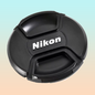 TAPA Ø82MM LENTE NIKON FRONTAL+CUERDA FOTO VIDEO CAMARA NEGRO