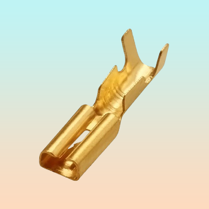 10X CONECTOR ENCRIMPADO 2.8 HEMBRA 16MM CONEXION ELECTRICO COBRE