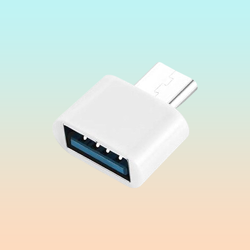 ADAPTADOR CONVERTIDOR USB HEMBRA TIPO C MACHO OTG 3.0 BLANCO BLANCO
