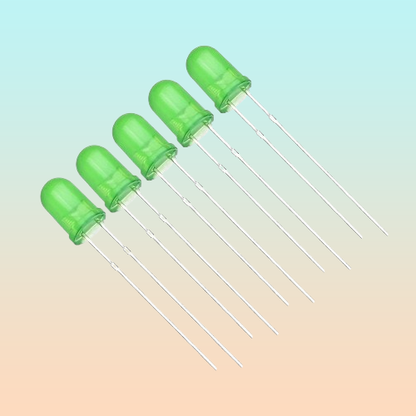 10X LUZ LED DIODO 3MM VERDE 20MA 3.0-3.2V 6000-7000MCD 3.0-3.2 VERDE