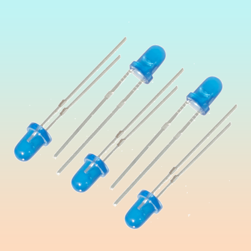 10X LUZ LED DIODO 3MM AZUL 20MA 3-3.2V 6000-7000MCD 3.0-3.2 AZUL