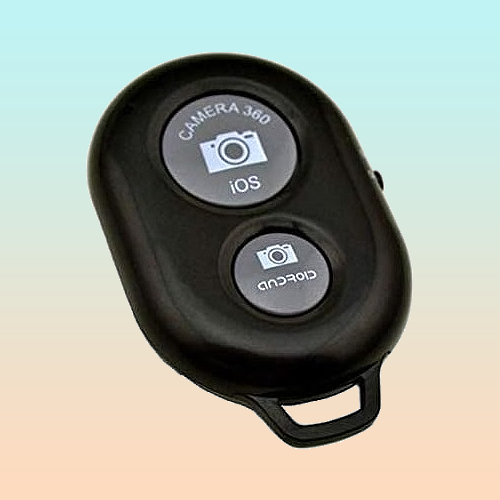 CONTROL REMOTO INALÁMBRICO BLUETOOTH CELULAR CÁMARA IOS 360 NEGRO