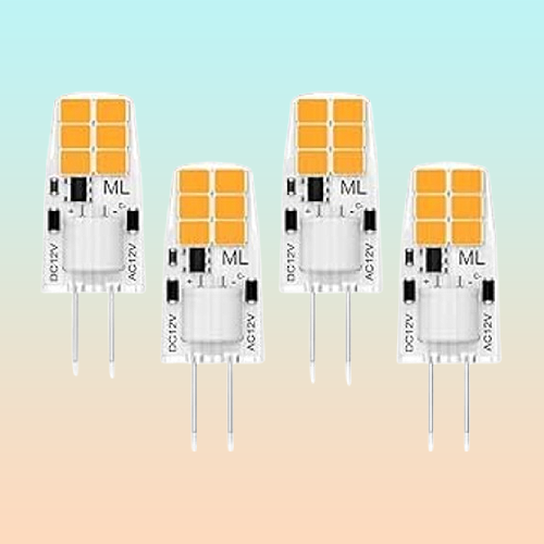 4X BOMBILLA LED G4 BASE BI-PIN 12V/110V 2835SMD 2700K CALIDA 110V CÁLIDA