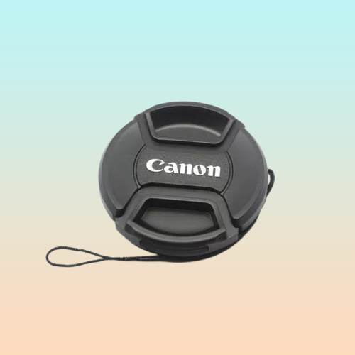 TAPA LENTE Ø52MM CANON FRONTAL+CUERDA CAMARA FOTO VIDEO NEGRO