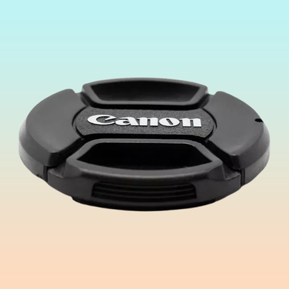 TAPA CANON LENTE Ø72MM FRONTAL+CUERDA CAMARA VIDEO FOTO NEGRO