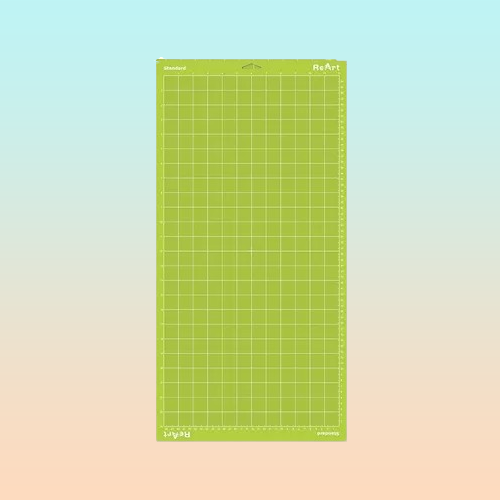 TAPETE CORTE 12  X 4.5  PARA CRICUT JOY STANDAR GRIP VERDE VERDE CLARO