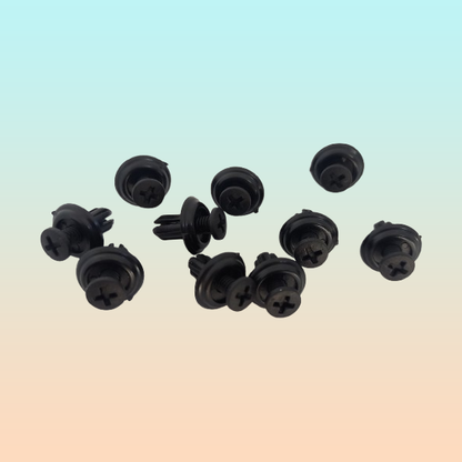10X PIN CLIP PLÁSTICO AJUSTE 13X11X6MM CARRO TABLERO