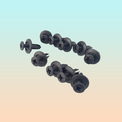 10X PIN CLIP PLÁSTICO AJUSTE 15X13.5X6MM CARRO TABLERO