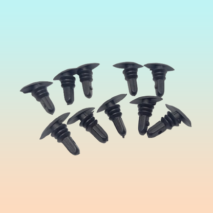 10X PIN CLIP UNIVERSAL PLÁSTICO TAPICERIA PUERTA PANEL CARRO