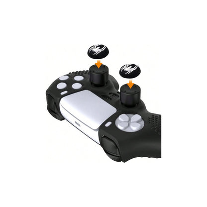 2X PROTECTOR SILICONA JOYSTICK SPIDERMAN LOGO 2011 NEGRO | 2X SILICONE JOYSTICK PROTECTOR SPIDERMAN LOGO 2011 BLACK
