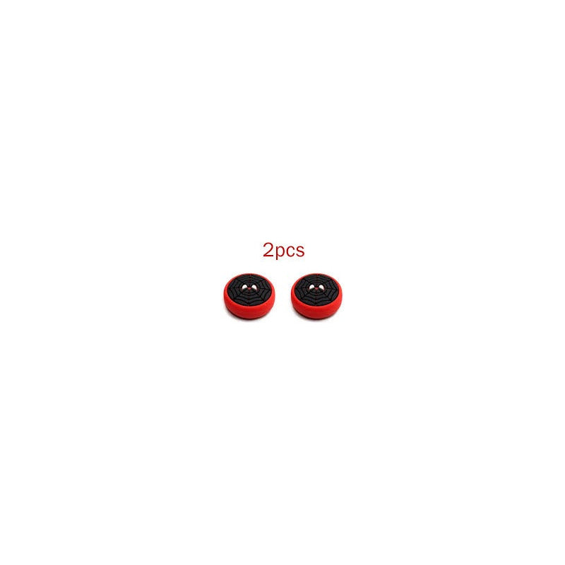 2X PROTECTOR SILICONA SPIDERMAN JOYSTICK PARA SWITCH XBOX PS ROJO