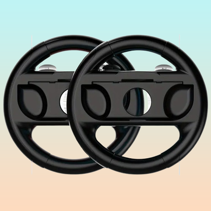 2X VOLANTE COMPATIBLE PARA JOY-CON NINTENDO SWITCH & OLED | 2X STEERING WHEEL COMPATIBLE WITH JOY-CON NINTENDO SWITCH & OLED
