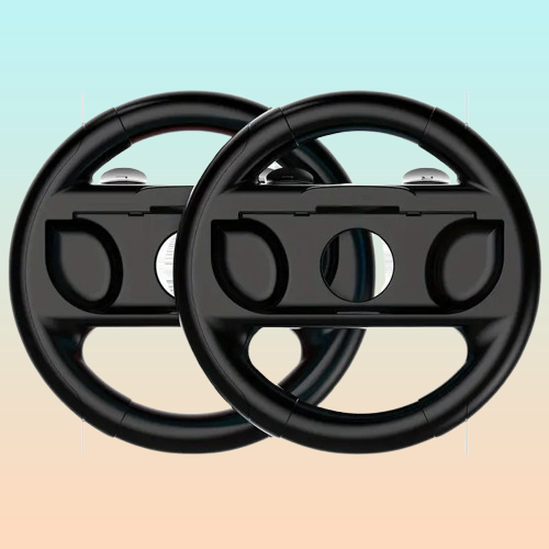 2X VOLANTE COMPATIBLE PARA JOY-CON NINTENDO SWITCH & OLED | 2X STEERING WHEEL COMPATIBLE WITH JOY-CON NINTENDO SWITCH & OLED
