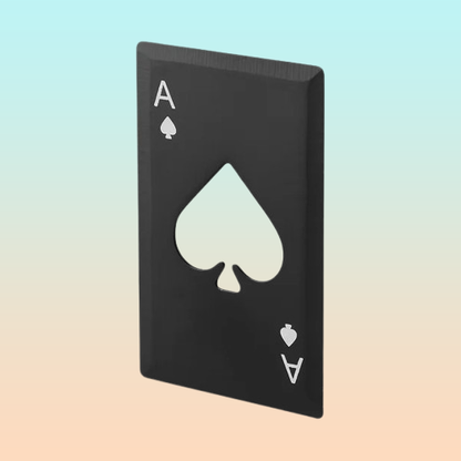 DESTAPADOR ABRE BOTELLAS ACERO INOXIDABLE AS PICAS NEGRO NEGRO