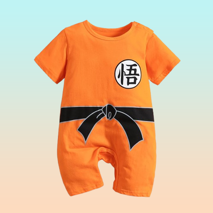 DISFRAZ BEBÉ GOKU DRAGON BALL SAIYAJIN ROPA NIÑO NARANJA 90