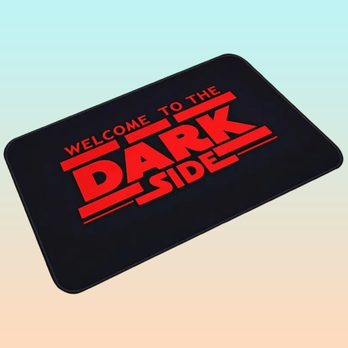 TAPETE HOGAR COCINA ENTRADA CASA DISEÑO DARK SIDE ROJO 40X60 60 CM 40 CM STAR WARS NEGRO/ROJO