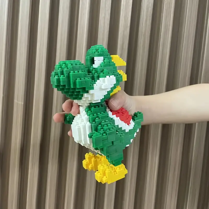 DINOSAURIO ROMPECABEZAS YOSHI BLOQUES BROS PUZZLE MARIO