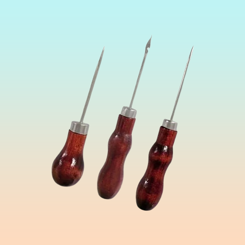 3x PUZON HERRAMIENTA MARROQUINERIA CUERO | 3X LEATHERWORK PUNCH TOOL SET