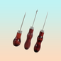 3x PUZON HERRAMIENTA MARROQUINERIA CUERO | 3X LEATHERWORK PUNCH TOOL SET